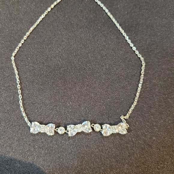 Adjustable Silver Bow-Tie Bracelet from Charmed Aroma - Picture 2 of 4